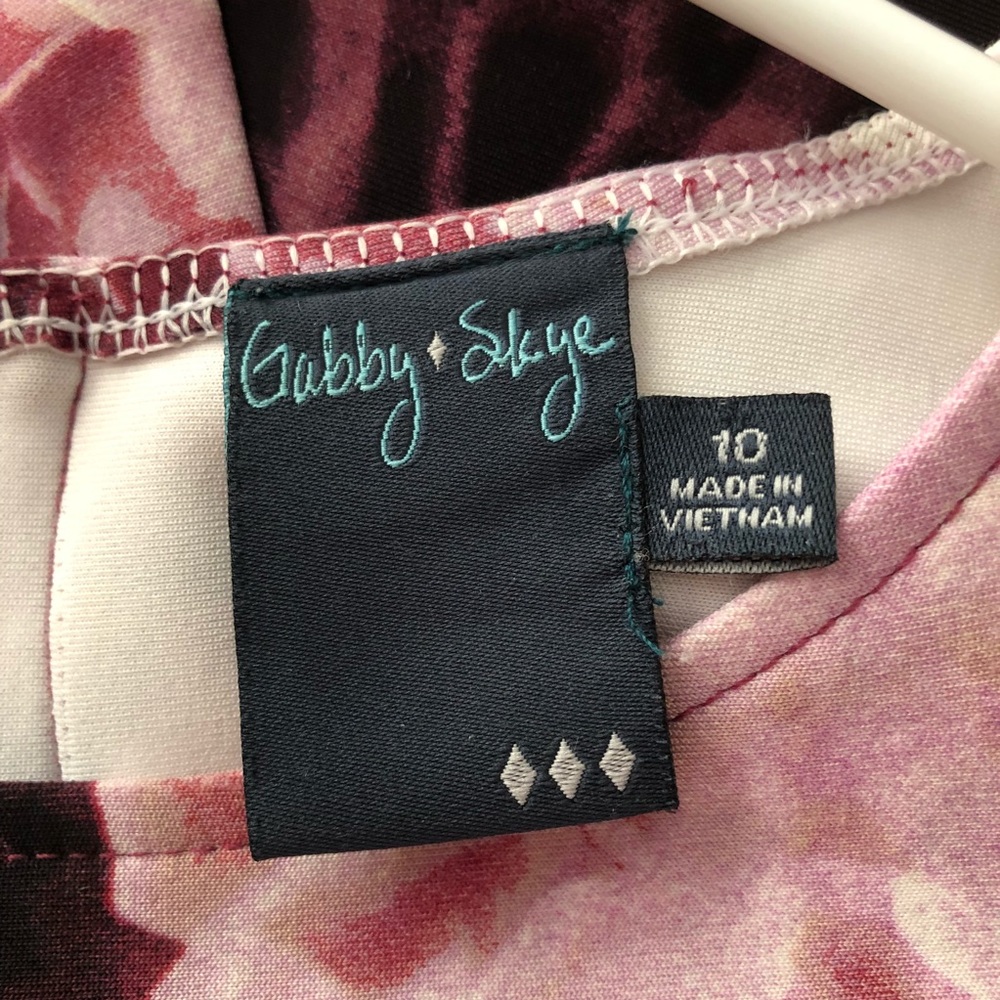 Gabby Skye floral fit and flare scuba dress - Picture 5 of 7